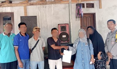 Bhabinkamtibmas-Kelurahan-Manulai-Dua Mediasi-Mantan-Pasangan-Suami-Istri-yang-Berselisih-Soal-Tempat-Tinggal