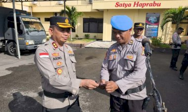 Propam-Polresta-Kupang-Kota-Gelar-Gaktiplin,-Periksa-Kelengkapan-Wakapolresta,-PJU-dan-Anggota.