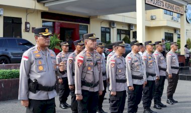 Wakapolresta-Kupang-Kota-Tekankan-Profesionalisme-dan-Ingatkan-Anggota-untuk-Jauhi-Judol-dan-Pinjol.