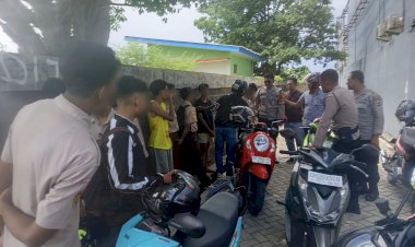 Respon-Cepat-Laporan-dari-Masyarakat,-Polsek-Kota-Lama-Bubarkan-Kerumunan-Siswa-Sekolah-yang-Terlibat-Perkelahian.
