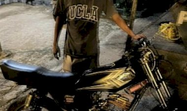 Piket-Polsek-Maulafa-Amankan-RX-King-Berknalpot-Brong-yang-Picu-Kebisingan-di-Jalur-40-Sikumana