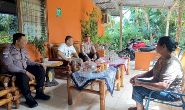 Kapolsek-Maulafa-Jenguk-Anggota-yang-Sedang-Pemulihan,-Wujud-Kepedulian-dan-Silaturahmi.