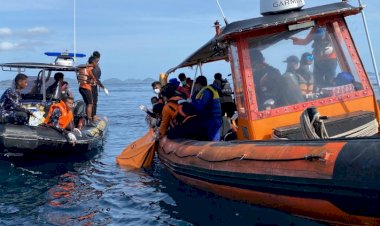 Kerja-Keras-Polda-NTT-dan-Tim-SAR-Terpadu-Berbuah-Hasil,-Satu-Jenazah-Lagi-Ditemukan-di-Perairan-Pulau-Padar.