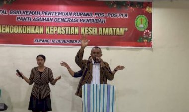 Kanit-Binmas-Polsek-Maulafa-Sampaikan-Khotbah-di-Gereja,-Ajak-Warga-Jangan-Kuatir-dan-Jaga-Kerukunan.