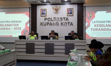 Matangkan-Kesiapan-Personel,-Polresta-Kupang-Kota-Gelar-Latpraops-Keselamatan-Turangga-2026.