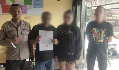 Piket-Polsek-Maulafa-Fasilitasi-Perdamaian-Kasus-Penganiayaan-Pasangan-Kekasih-di-Fatukoa.