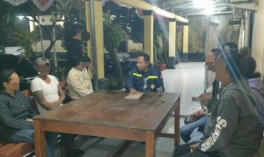 Problem-Solving-Humanis,-Bhabinkamtibmas-Nunhila-Selesaikan-Kasus-Penganiayaan-Ringan-Melalui-Mediasi-di-Mapolsek-Alak.