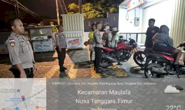 Patroli-Polsek-Maulafa,-Upaya-Cegah-Potensi-Gangguan-Kamtibmas-di-Jam-Rawan.