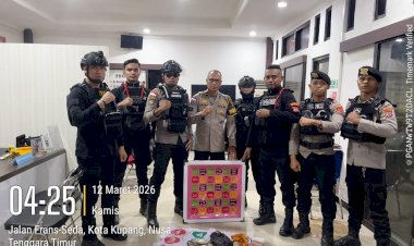 Sikat-Penyakit-Masyarakat,-Polresta-Kupang-Kota-Amankan-Barang-Bukti-Judi-Bola-Guling-di-TDM-3.