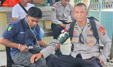 Jaga-Stamina-Personel-Operasi-Ketupat,-Sidokkes-Distribusikan-Vitamin-dan-Cek-Kesehatan-Berkala.