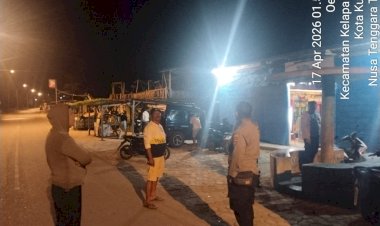 Polsek-Kota-Lama-Gelar-Patroli-Malam,-Tekan-Potensi-Gangguan-Kamtibmas.