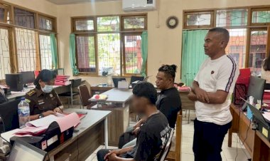 Kasus-Pengancaman-Masuk-Tahap-II,-Polsek-Kota-Lama-Limpahkan-Tersangka-ke-Kejaksaan.