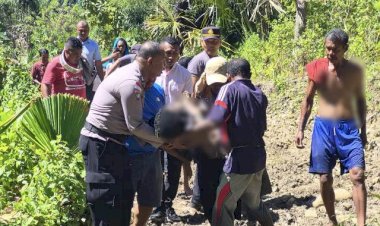 Respons-Cepat-Polsek-Maulafa-Evakuasi-Korban-Tenggelam-di-Kali-Jongkok,-Satu-Anak-Dinyatakan-Meninggal-Dunia.