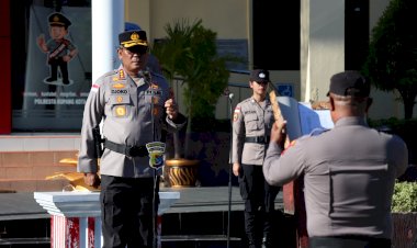 Pimpin-Apel-Jam-Pimpinan,-Kapolresta-Kupang-Kota-Tekankan-Kesiapsiagaan-Bencana-Hingga-Persiapan-Kunjungan-Wamen-PANRB.