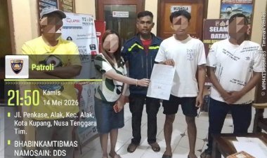 Terlibat-Perselisihan-di-TikTok,-Dua-Remaja-Sepakat-Berdamai-di-Polsek-Alak.