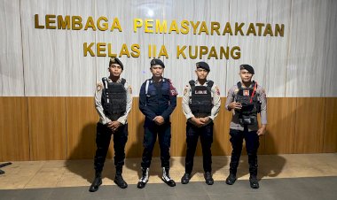 Patroli-Sambang-ke-Lapas,-Polresta-Kupang-Kota-Perkuat-Sinergi-dan-Keamanan.