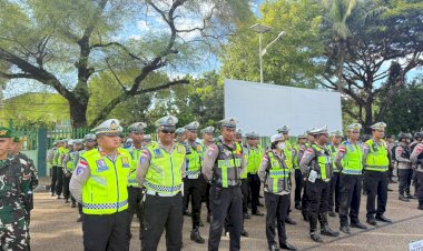 Kunker-Wapres-RI-di-Kupang,-Polresta-Kupang-Kota-Kerahkan-Personel-Pengamanan.