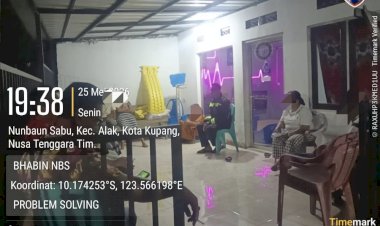 Bhabinkamtibmas-Nunbaun-Sabu-Mediasi-Perselisihan-Warga,-Sengketa-Sejak-2021-Berakhir-Damai.