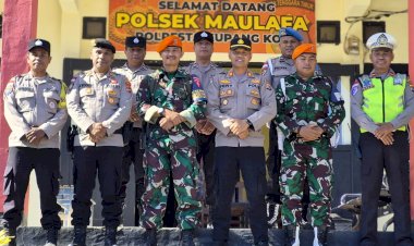 Perkuat-Sinergitas-TNI-Polri,-Kapolsek-Maulafa-Terima-Kunjungan-Babinterau-dari-Kopasgat-Kupang.