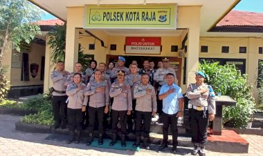 Polsek-Kota-Raja-Terima-Supervisi-Polresta-Kupang-Kota,-Perkuat-Akuntabilitas-dan-Kualitas-Pelayanan.