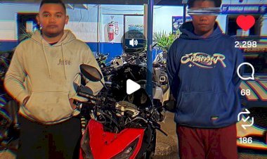 Satlantas-Polresta-Kupang-Kota-Tindak-Tegas-Balap-Liar-dan-Aksi-Ugal-Ugalan,-Sejumlah-Motor-Diamankan.