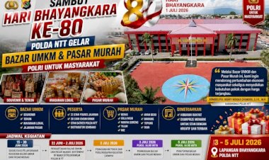 Sambut-Hari-Bhayangkara-ke-80,-Polda-NTT-Siapkan-Bazar-UMKM-dan-Pasar-Murah-untuk-Masyarakat.