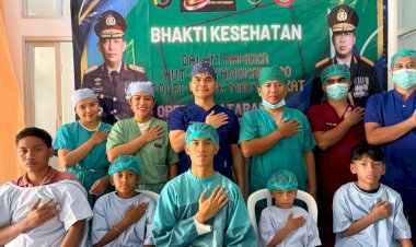 Polda-NTT-Penuh-Kasih,-Biddokkes-Hadirkan-Layanan-Kesehatan-Gratis-Sambut-Hari-Bhayangkara-ke-80.