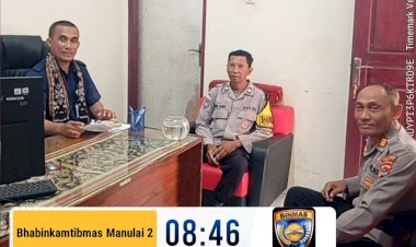 Sinergi-Jaga-Kamtibmas,-Kapolsek-Alak-dan-Bhabinkamtibmas-Sambangi-Kantor-Lurah-Manulai-II