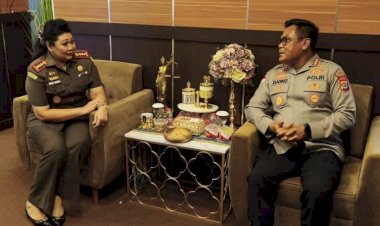 Perkuat-Sinergitas-Penegakan-Hukum,-Kapolresta-Kupang-Kota-Silaturahmi-ke-Kejaksaan-Negeri