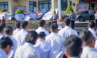 Kapolresta-Kupang-Kota-Pimpin-Apel-Perdana,-Tekankan-Pelayanan-Humanis-dan-Jaga-Marwah-Polri.