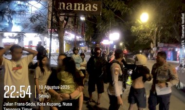 Respon-Cepat-Laporan-Perkelahian-Saat-Patroli-Malam,-Sat-Samapta-Polresta-Kupang-Kota-Evakuasi-Korban-ke-RSB.