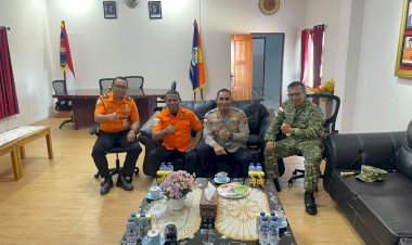 Silaturahmi-ke-Basarnas-Kupang,-Kapolresta-Kombes-Nelson-Quintas-Perkuat-Koordinasi-Penanggulangan-Bencana.