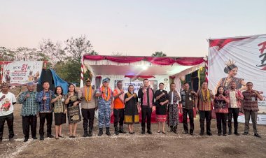 Kapolsek-Maulafa-Hadiri-dan-Pimpin-Langsung-Pengamanan-Festival-Budaya-Kelurahan-Penfui-2026