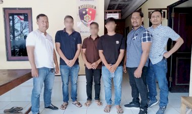 Wujud-Penegakan-Hukum,-Reskrim-Polsek-Alak-Serahkan-Tiga-Tersangka-Pengeroyokan-ke-Jaksa.