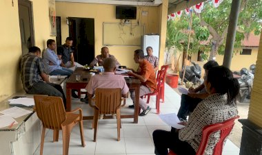 Kapolsek-Alak-Pimpin-Gelar-Perkara,-Lima-Laporan-Polisi-Tentukan-Tindak-Lanjut.