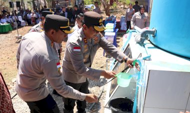 Kapolda-NTT-Resmikan-Sumur-Bor-di-Bello,-Warga-Kini-Lebih-Mudah-Mendapatkan-Air-Bersih.