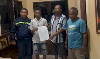 Bhabinkamtibmas-Nunbaun-Delha-Mediasi-Kesalahpahaman-Antarwarga,-Berakhir-Damai.