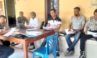 Kapolsek-Alak-Pimpin-Gelar-Perkara,-Dua-Kasus-Berujung-Penetapan-Tersangka-Berdasarkan-Alat-Bukti.