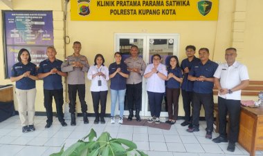 Klinik-Pratama-Polresta-Kupang-Kota-Terima-Monitoring-dan-Evaluasi-dari-Dinkes-Kota-Kupang