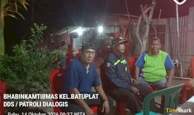Bhabinkamtibmas-Batuplat-Kedepankan-Pendekatan-Humanis,-Ajak-Keluarga-Pengantin-Jaga-Kenyamanan-Warga.