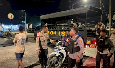 Cegah-Balap-Liar-dan-Bantu-Pengendara-Terjatuh,-Polresta-Kupang-Kota-Gelar-Patroli-KRYD-Hingga-Dini-Hari.
