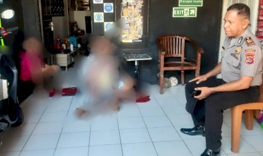 Kapolsek-Kota-Raja-Turun-Langsung-Tangani-Perkelahian-Warga,-Imbau-Hindari-Miras-dan-Musik-hingga-Larut-Malam.
