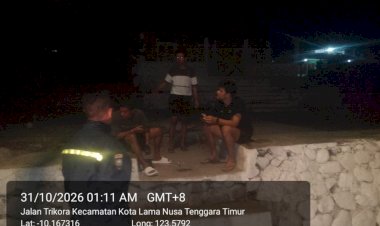 Responsif-Permintaan-Warga,-Polsek-Kota-Lama-Intensifkan-Patroli-Malam-di-Kelurahan-Air-Mata.