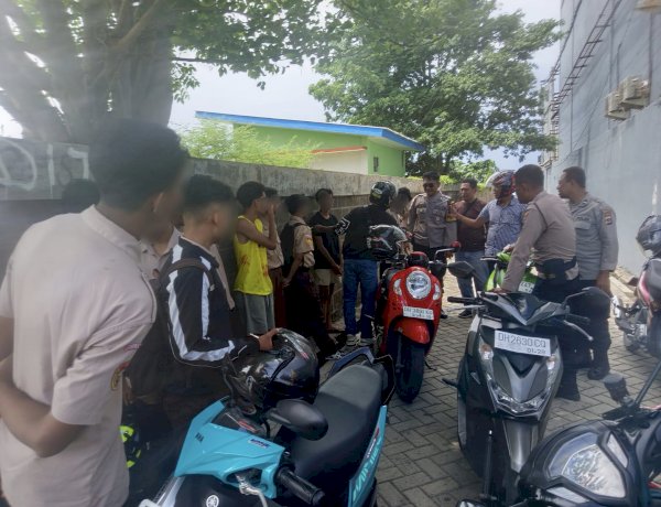 Respon Cepat Laporan dari Masyarakat, Polsek Kota Lama Bubarkan Kerumunan Siswa Sekolah yang Terlibat Perkelahian.