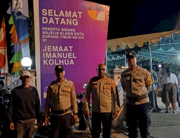 Polsek Maulafa Laksanakan Pengamanan Persidangan Majelis Klasis Kota Kupang Timur ke-VIII di GMIT Imanuel Kolhua