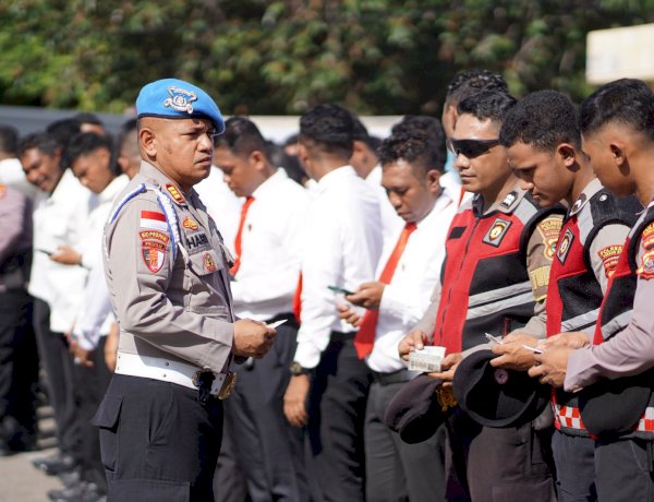 Bidpropam Polda NTT Laksanakan Gaktiblin Terhadap Seluruh Personel Polresta Kupang Kota