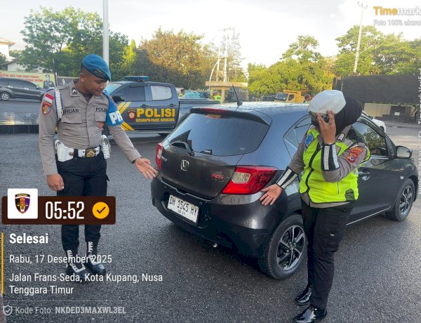 Propam Polresta Kupang Kota, Tindak Anggota Yang Langgar Aturan Saat Berdinas