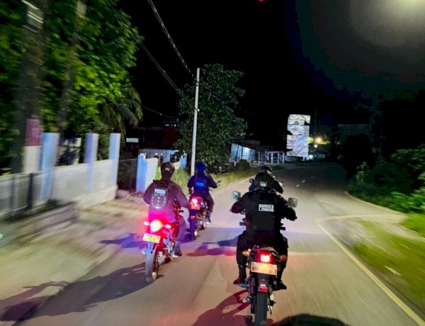 Patroli Lampu Biru Perintis Presisi, Samapta Polresta Kupang Kota Jaga Keamanan Masyarakat.