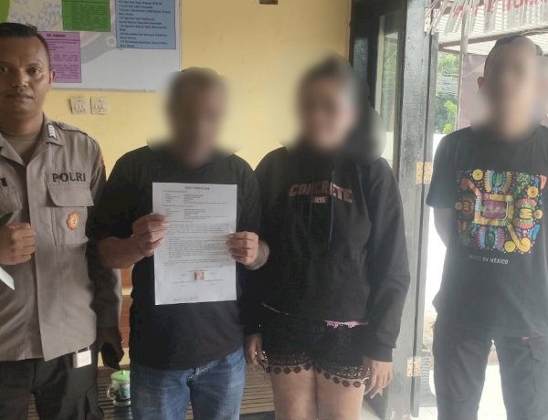 Piket Polsek Maulafa Fasilitasi Perdamaian Kasus Penganiayaan Pasangan Kekasih di Fatukoa.