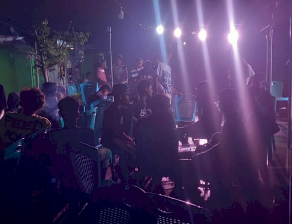 Piket Polsek Kota Lama Bubarkan Pesta Warga di Kampung Paradiso, Respon Cepat Aduan Call Center 110.